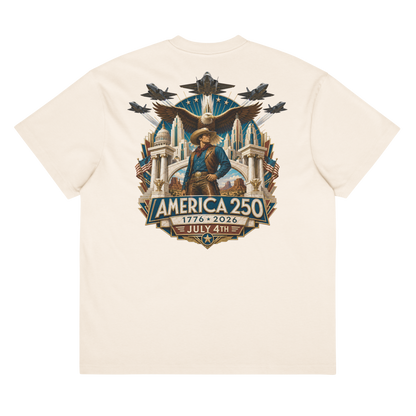 America 250th Anniversary 4th of July Box T-Shirt