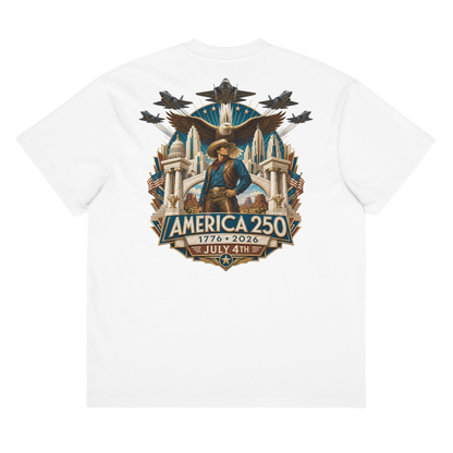 America 250th Anniversary 4th of July Box T-Shirt